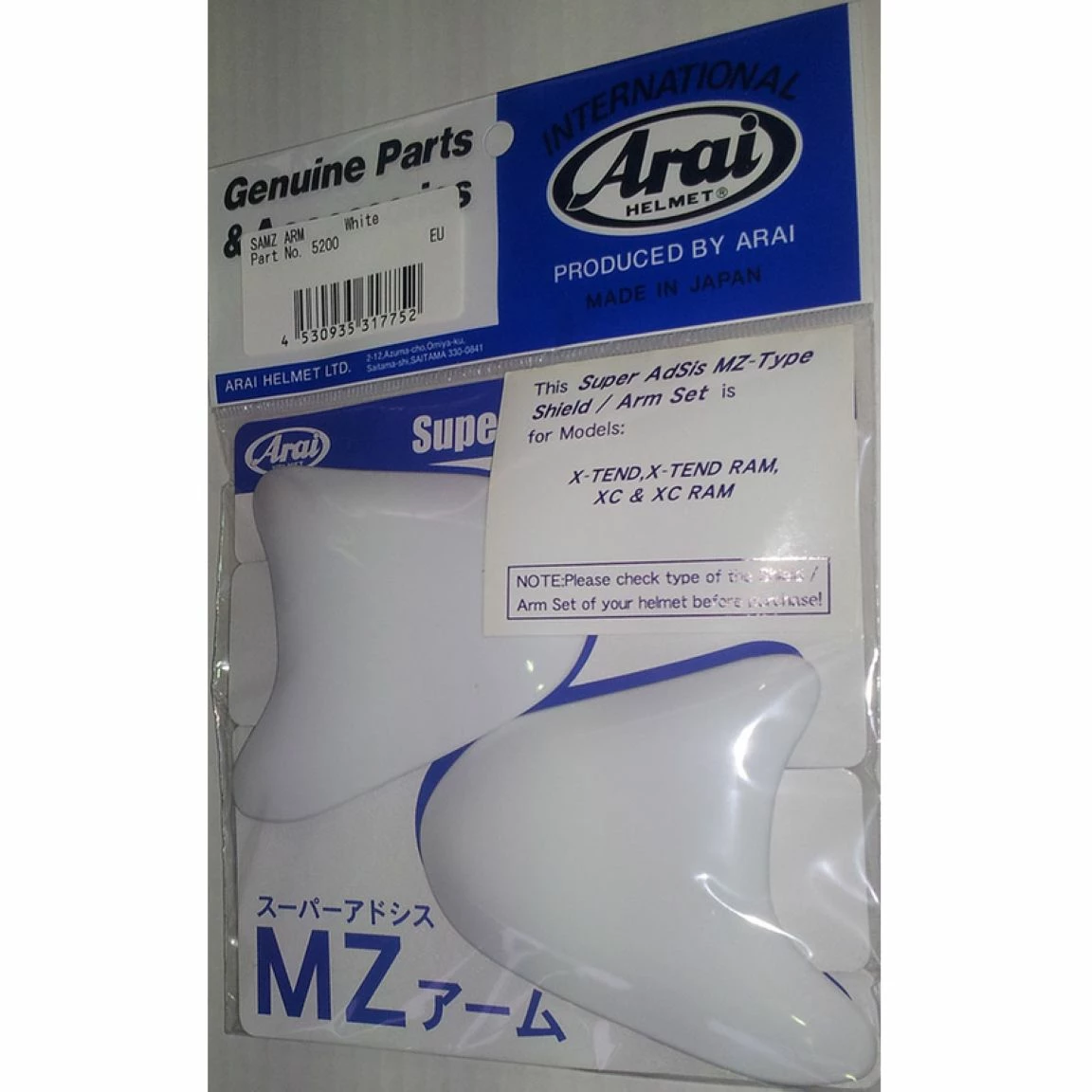 Outlet ๐ Supports Arai Side Pods Samz Sup. Ad. White ๐ 3 Outlet ๐ Supports Arai Side Pods Samz Sup. Ad. White ๐