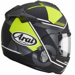 Alternative view of Cheapest 😀 Fiber Arai Chaser X Gene Helmet Fluo Yellow 🥰