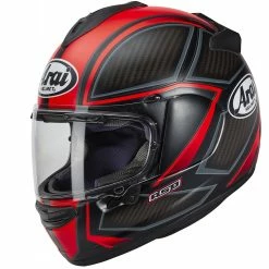Best Sale 🥰 Fiber Arai Chaser X Spine Helmet Red ✨