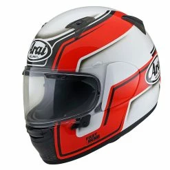 Budget 🎉 Fiber Arai Profile-v Bend White Red 🤩