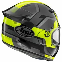 Alternative view of Outlet 🧨 Fiber Arai Quantic Face Helmet Yellow Fluo 🎁