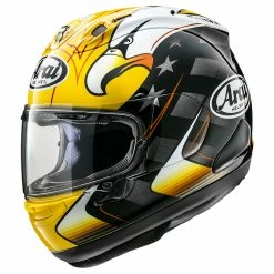 Best Sale 👍 Fiber Arai Rx-7v Evo Kr American Eagle Helmet 💯