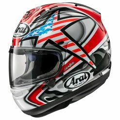 Budget 👏 Fiber Arai Rx-7v Evo Hayden Laguna Seca Helmet 🌟