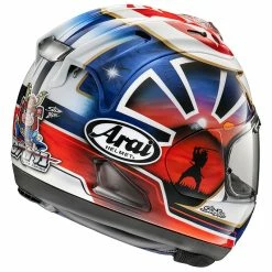 Alternative view of Top 10 👍 Fiber Arai Rx-7v Evo Pedrosa Blue Spirit Helmet ❤️