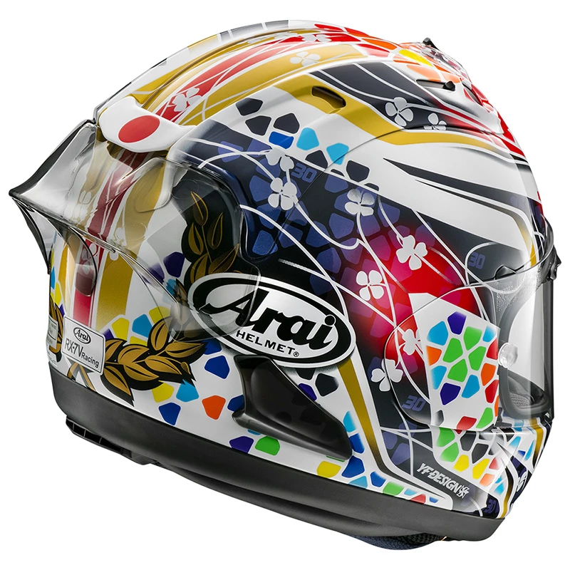 Budget π Fiber Arai Rx-7 V Racing Nakagami Gp2 Helmet π 4 Budget π Fiber Arai Rx-7 V Racing Nakagami Gp2 Helmet π - Image 2