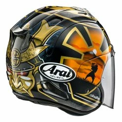 Alternative view of Cheap ⭐ Fiber Arai Sz-r Vas Pedrosa Gold Spirit Helmet 😍